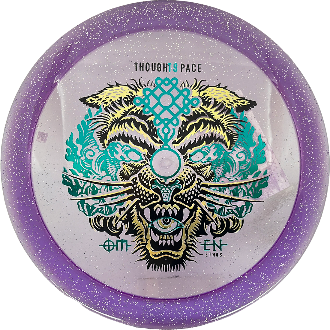 Thought Space Athletics Omen Thought Space Athletics Omen - Ethos / 174g - Purple Glitter (Gold/Blue Green) - Skyline Disc Golf