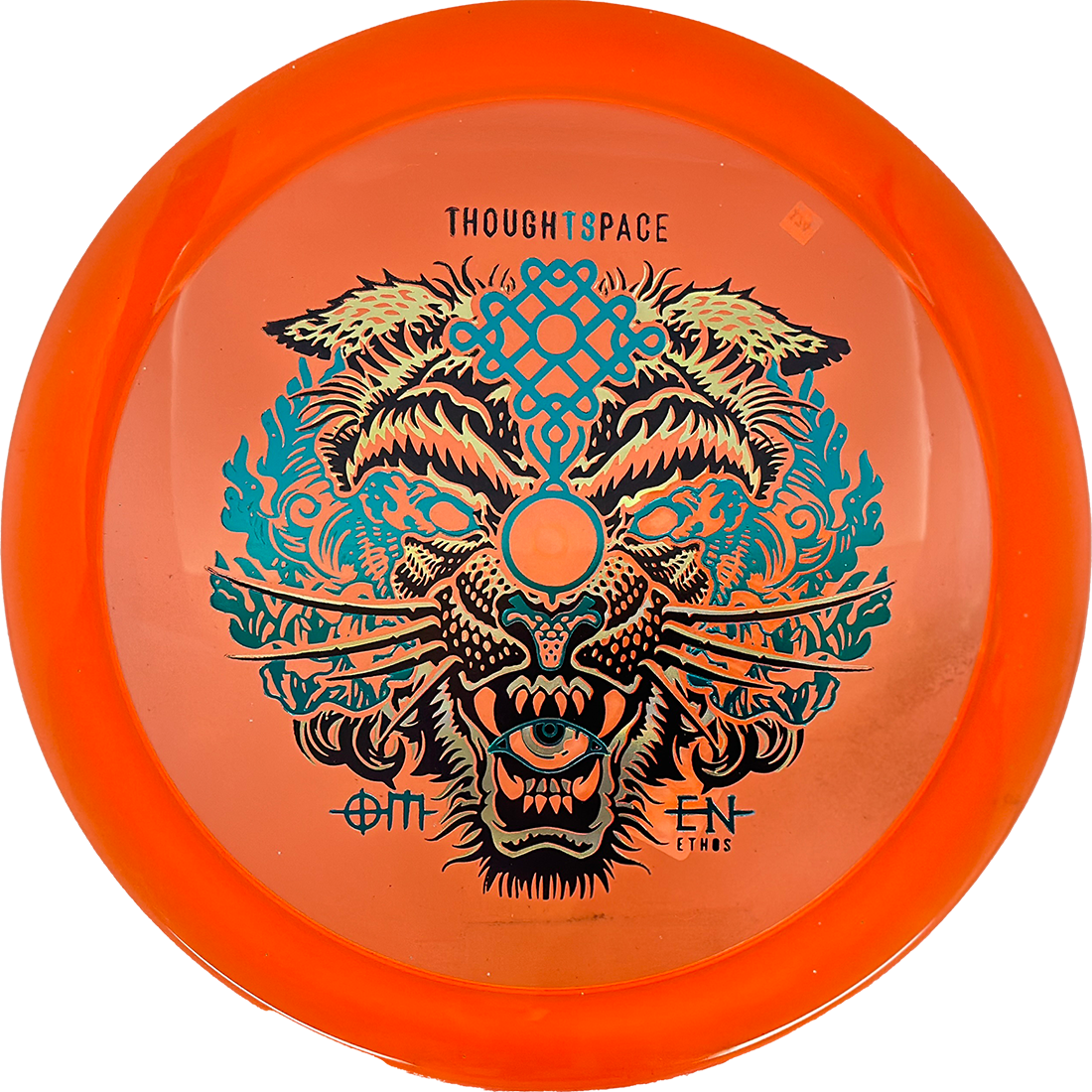 Thought Space Athletics Omen Thought Space Athletics Omen - Ethos / 174g - Orange (Gold/Blue Green) - Skyline Disc Golf