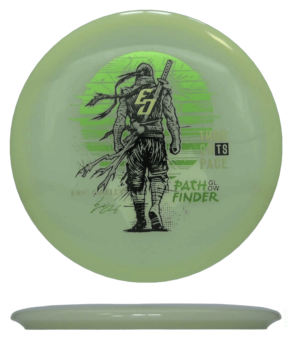 178g - Glow (Black/Yellow Green/Gold) Signature TSA Glow - Eric Oakley Signature Series Thought Space Pathfinder - Skyline Disc Golf