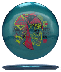 177g - Forest Green (Black/Mustard/Red Glitter) Ethereal Thought Space Pathfinder - Skyline Disc Golf