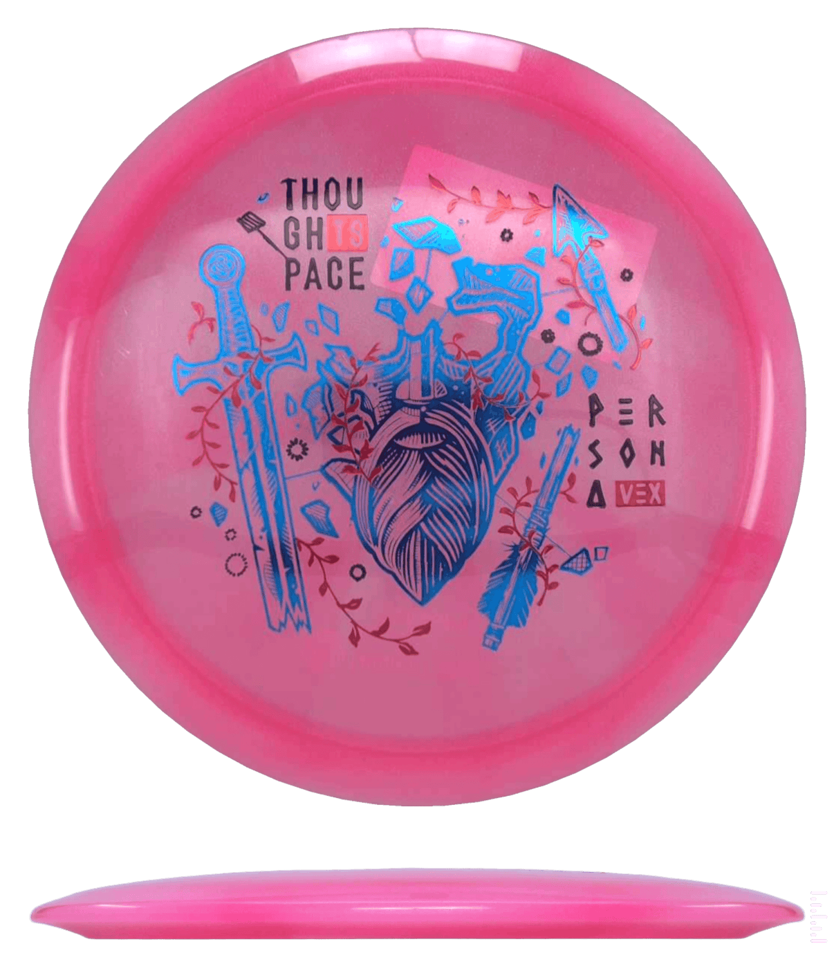 Thought Space Persona - Vex / 172g - Pink (Red/Blue Foil) - Skyline Disc Golf