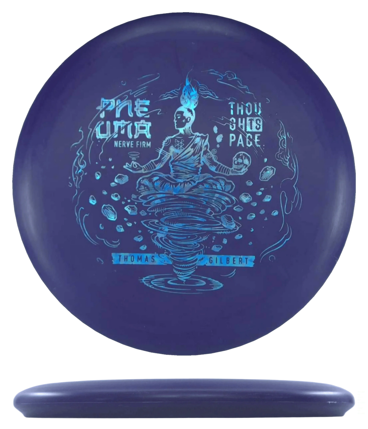 Thought Space Pneuma - Nerve Firm / 172g - Dark Purple (Blue Shatter) - Skyline Disc Golf