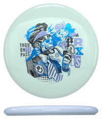 174g - White (Black/Blue/Lavender Foil) *078* Aura Soft Thought Space Praxis - Skyline Disc Golf