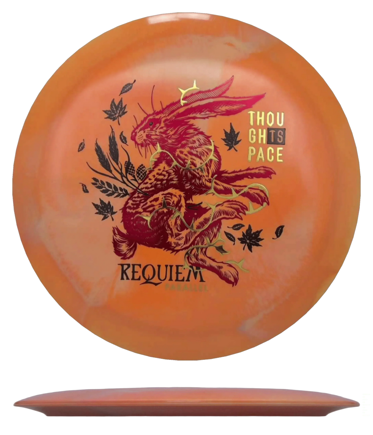 Thought Space Requiem - Parallel / 174g - Orange Burst (Red/Gold Foil/Black) - Skyline Disc Golf