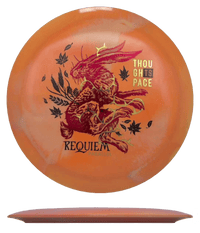 174g - Orange Burst (Red/Gold Foil/Black) Parallel Thought Space Requiem - Skyline Disc Golf