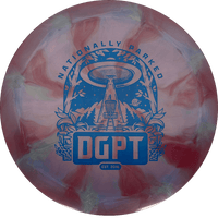 175g - Crimson/Pink Burst (Blue - DGPT Nationally Parked) Nebula Ethereal Thought Space Synapse - Skyline Disc Golf