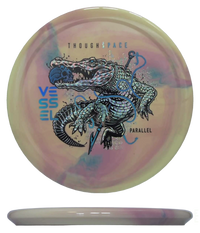 Thought Space Vessel - Parallel / 171g - Sand/Blush Swirl (Chrome/Blue Chrome) - Skyline Disc Golf