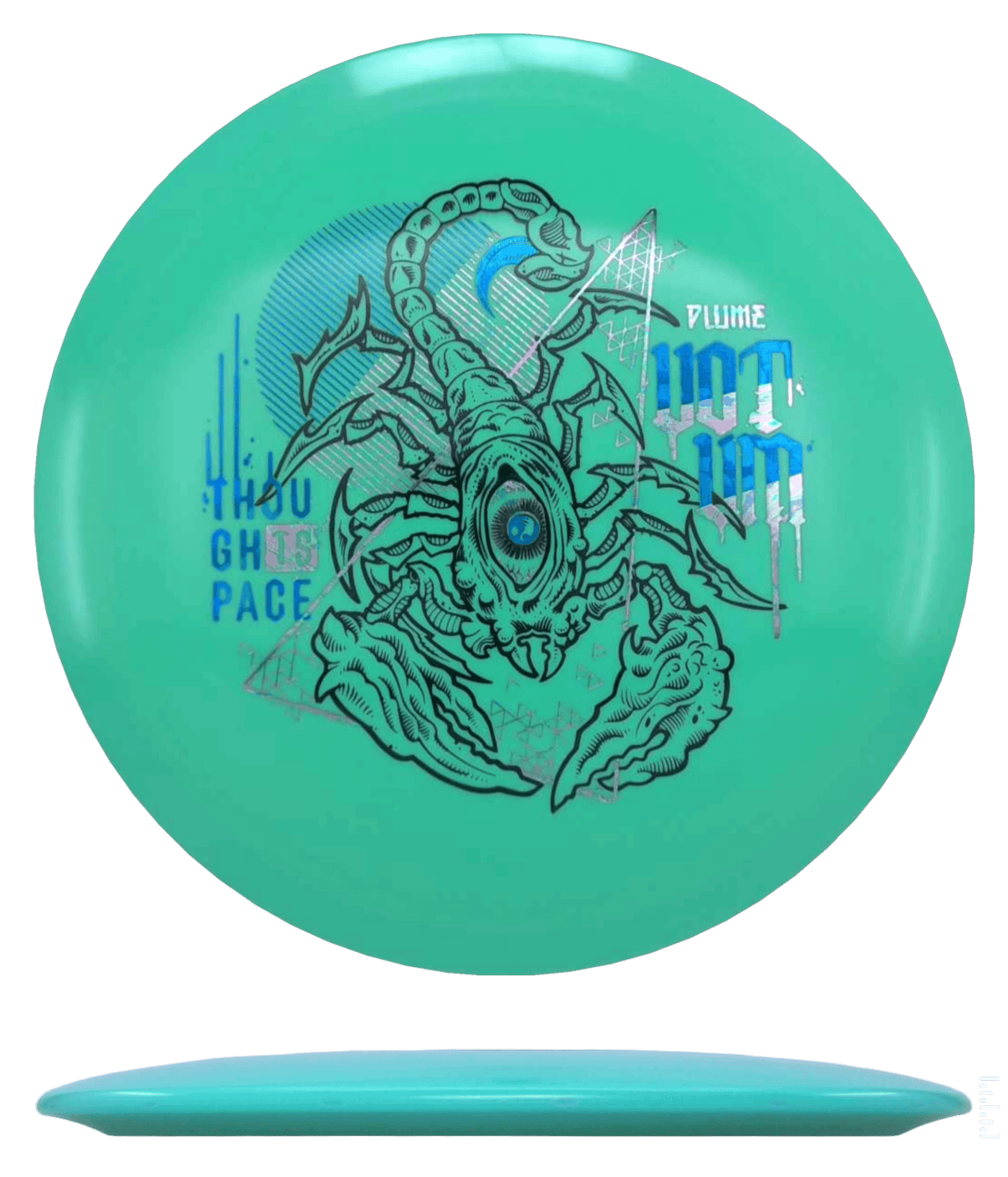Thought Space Votum - Plume / 157g - Mint (Black/Aqua/Oil Slick) - Skyline Disc Golf