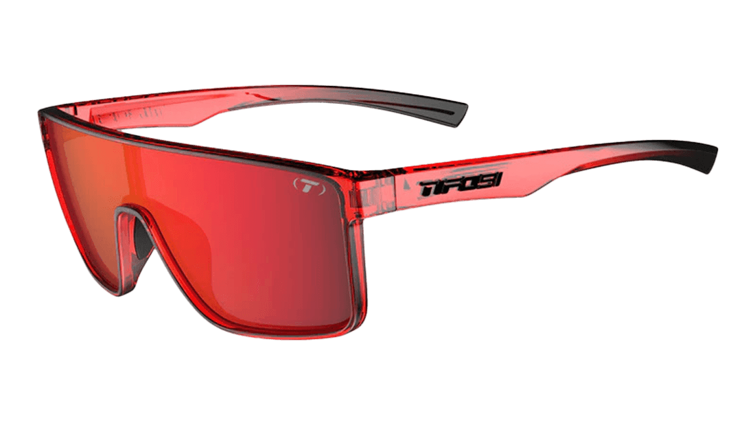 Tifosi Sanctum - Crystal Red Fade w/ Smoke Tint Red Mirror Lens