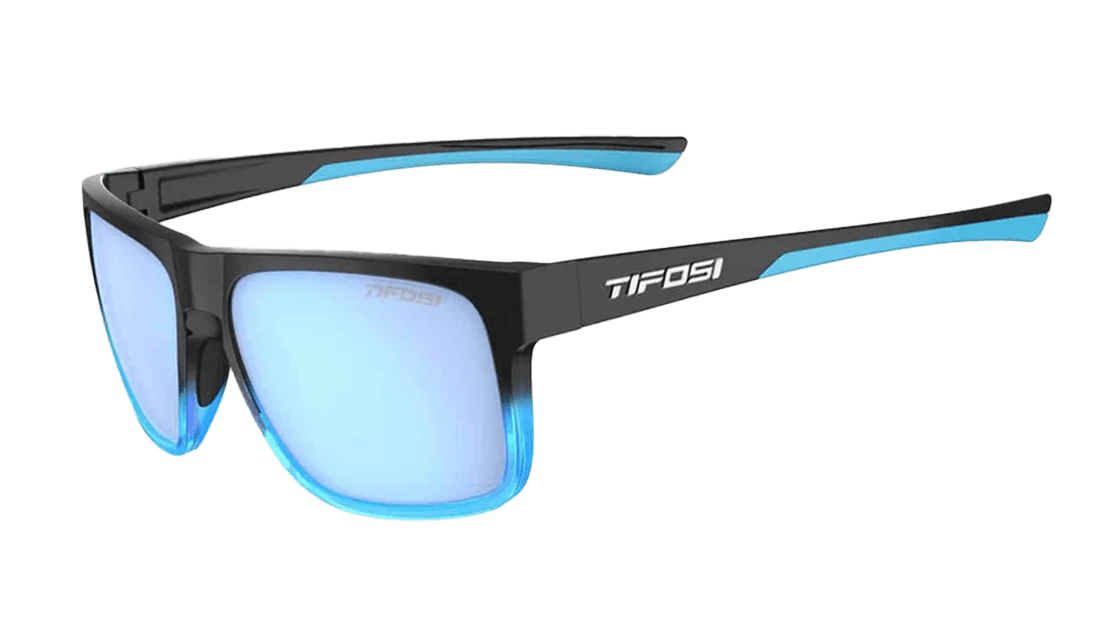 Tifosi Swick Tifosi Swick - Onyx/Blue Fade w/ Smoke Tint Blue Mirror Lens - Skyline Disc Golf