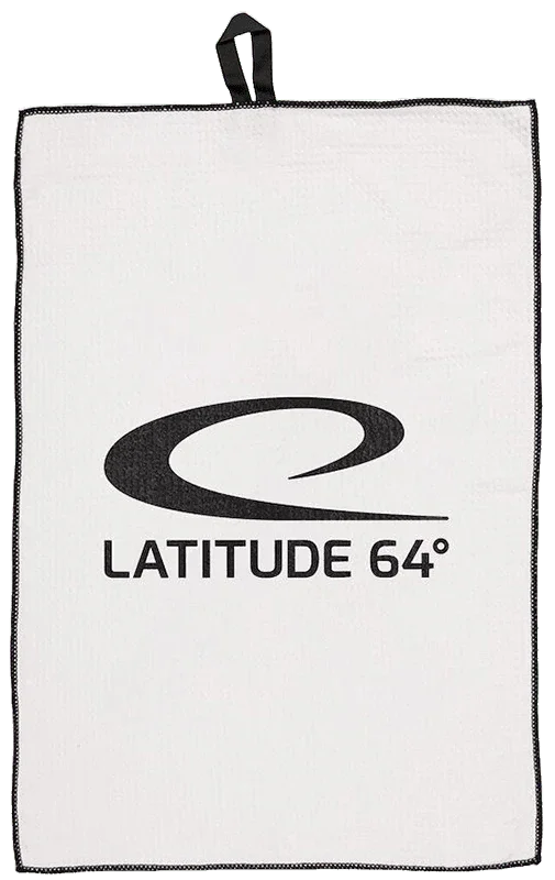 Trilogy Waffle Weave Microfiber Towel - Latitude 64 / White - Skyline Disc Golf