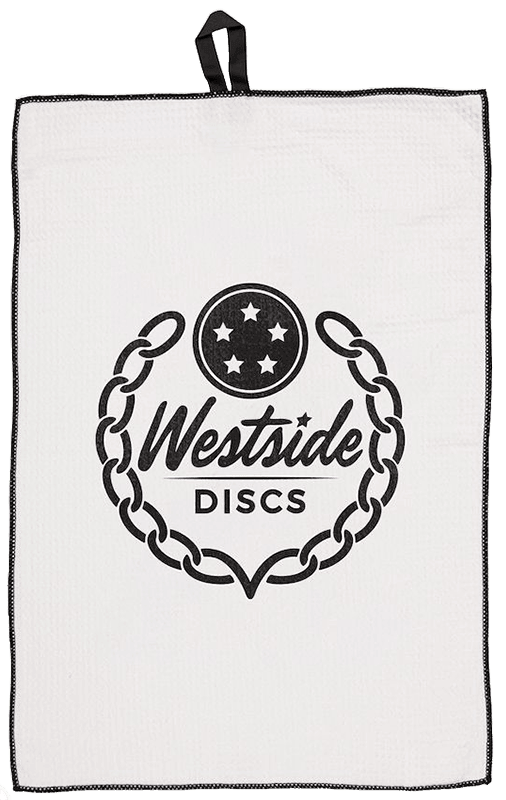 Trilogy Waffle Weave Microfiber Towel Trilogy Waffle Weave Microfiber Towel - Westside Discs / White - Skyline Disc Golf