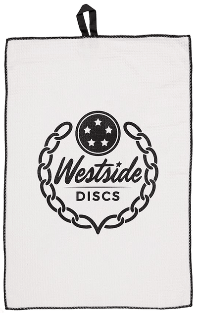 Trilogy Waffle Weave Microfiber Towel Trilogy Waffle Weave Microfiber Towel - Westside Discs / White - Skyline Disc Golf