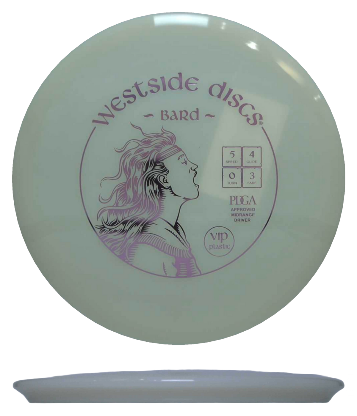 Westside Bard - VIP / 177g - White (Pink Foil) - Skyline Disc Golf