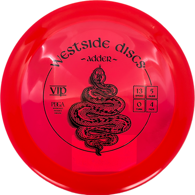 Westside Discs Adder Westside Discs Adder - VIP / 173g - Red (Black) - Skyline Disc Golf