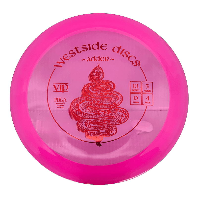 173g - Pink (Red Foil) VIP Westside Discs Adder - Skyline Disc Golf
