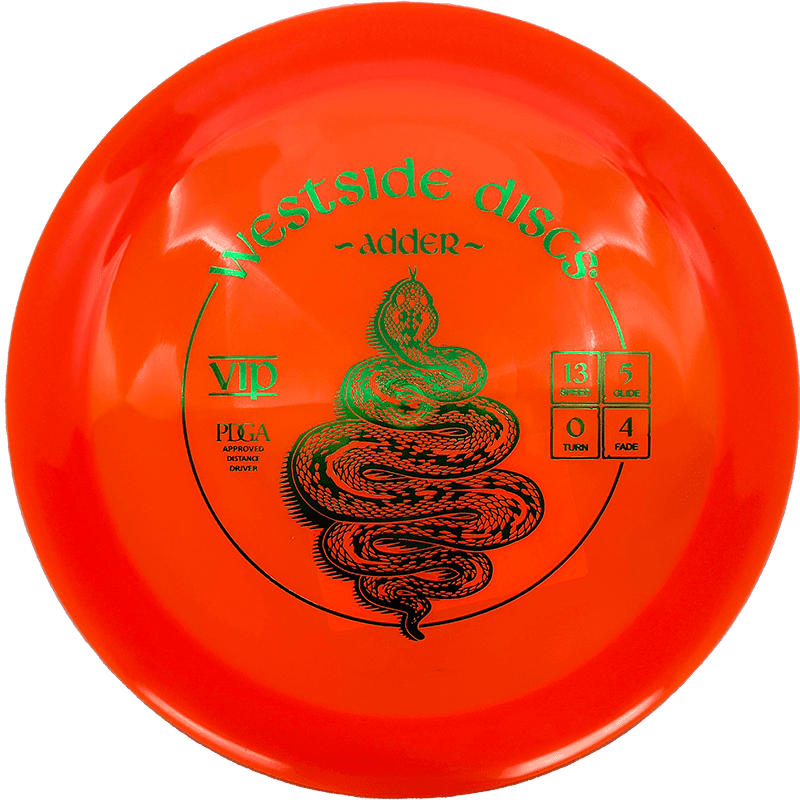 Westside Discs Adder - VIP / 174g - Orange (Green Foil) - Skyline Disc Golf