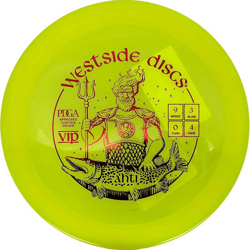 Westside Discs Ahti Westside Discs Ahti - VIP / 173g - Yellow (Red) *1006* - Skyline Disc Golf