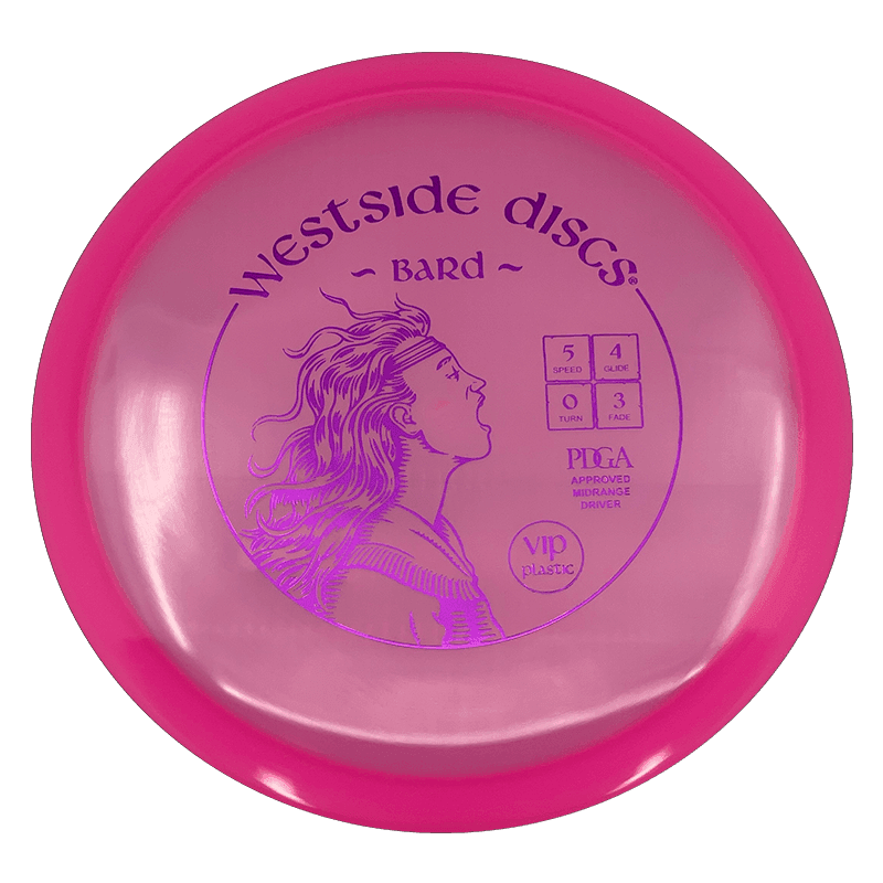 Westside Discs Bard Westside Discs Bard - VIP / 169g - Pink (Magenta Foil) - Skyline Disc Golf