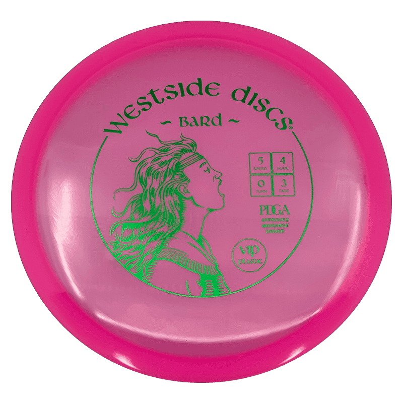 Westside Discs Bard - VIP / 171g - Pink (Green Foil)