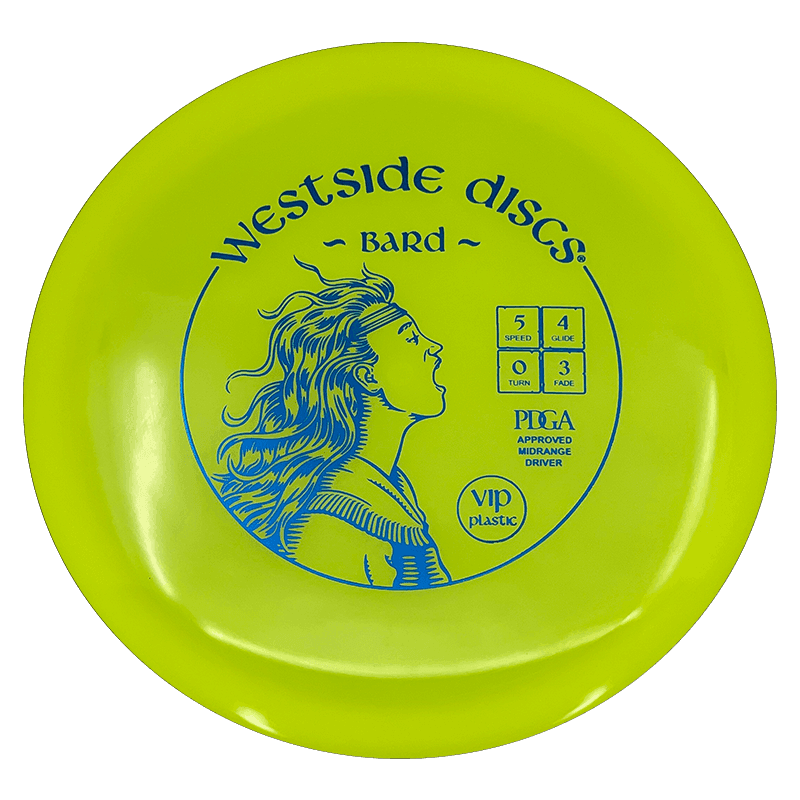 Westside Discs Bard Westside Discs Bard - VIP / 174g - Yellow (Blue Foil) - Skyline Disc Golf