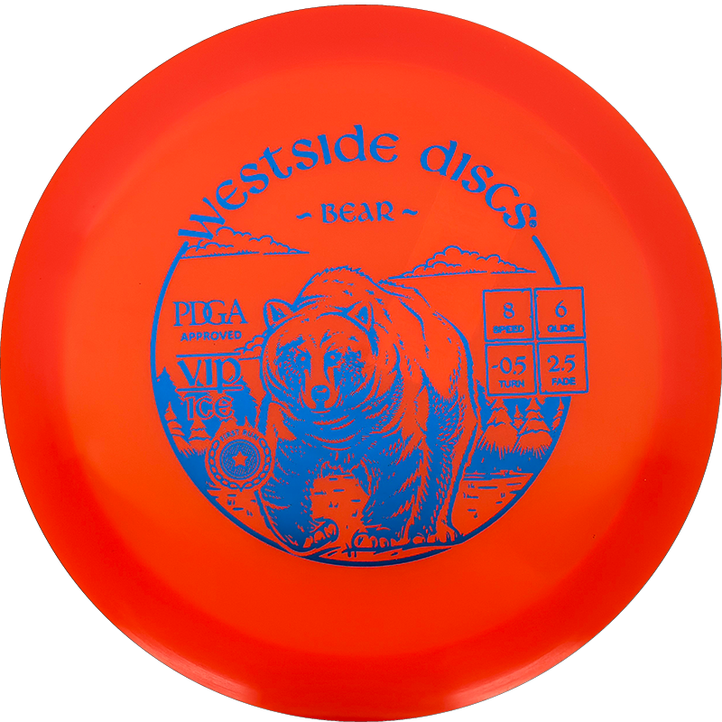 Westside Discs Bear Westside Discs Bear - VIP - First Run / 173g - Orange (Blue Foil) - Skyline Disc Golf