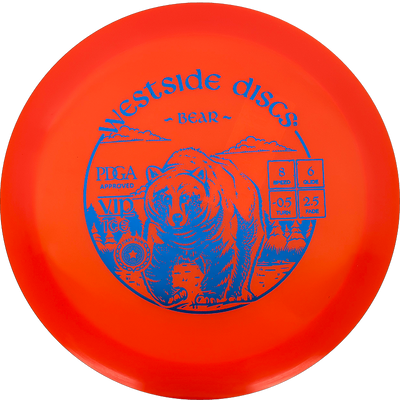 Westside Discs Bear Westside Discs Bear - VIP - First Run / 173g - Orange (Blue Foil) - Skyline Disc Golf