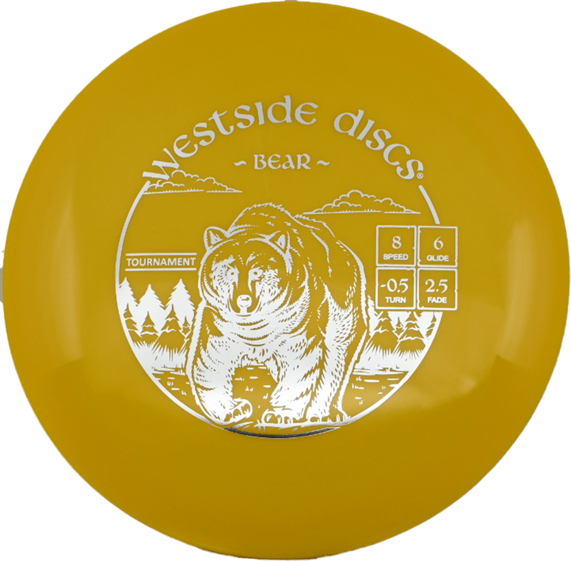 Westside Discs Bear - Tournament / 173g - Yellow (Silver)