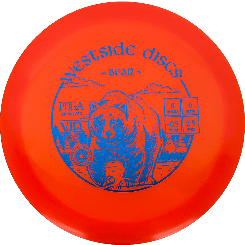 Westside Discs Bear Westside Discs Bear - VIP - First Run / 173g - Orange (Blue Foil) - Skyline Disc Golf