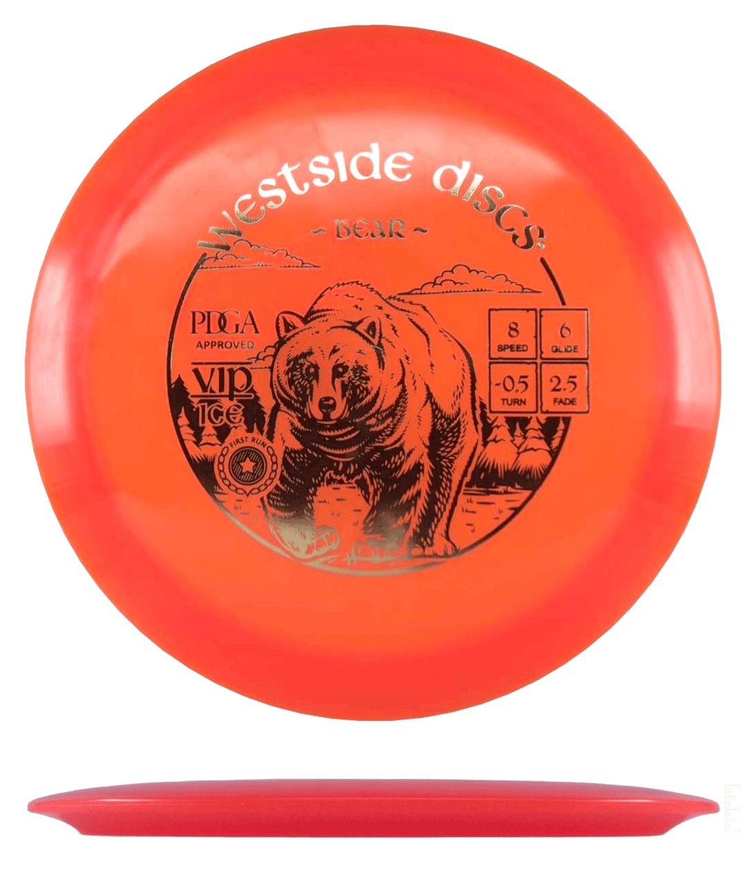 Westside Discs Bear - VIP - First Run / 173g - Orange (Gold)