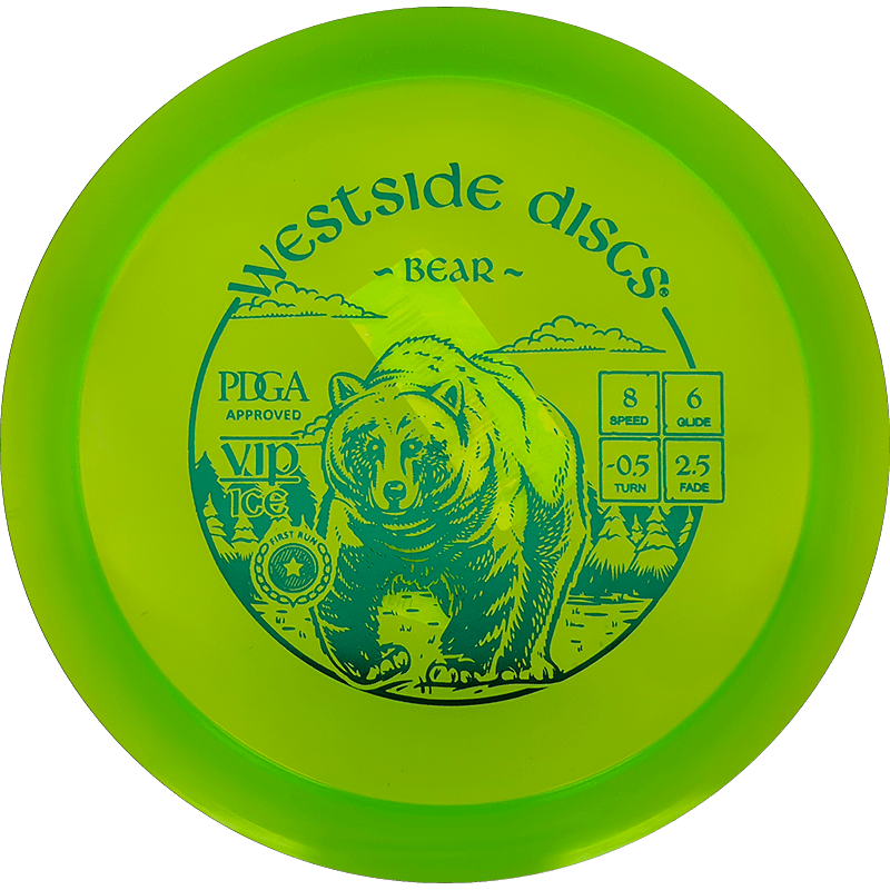 Westside Discs Bear Westside Discs Bear - VIP - First Run / 176g - Lime (Green Foil) - Skyline Disc Golf