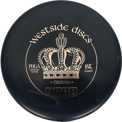 Westside Discs Crown Westside Discs Crown - BT Hard / 173g - Black (Silver) - Skyline Disc Golf