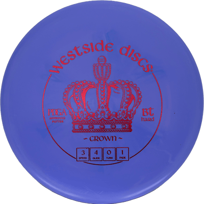 Westside Discs Crown Westside Discs Crown - BT Hard / 173g - Blue-ish Lavender (Red Foil) - Skyline Disc Golf