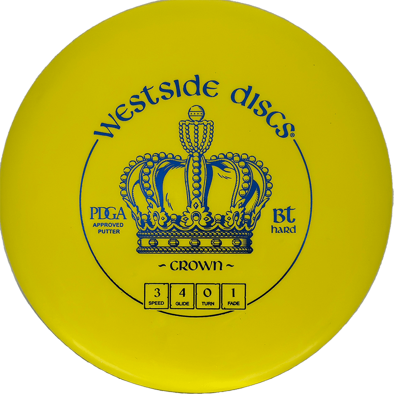 Westside Discs Crown Westside Discs Crown - BT Hard / 173g - Yellow (Blue Foil) - Skyline Disc Golf