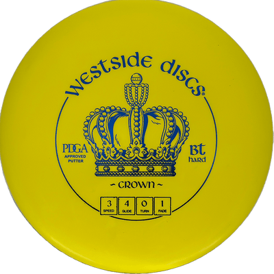 Westside Discs Crown Westside Discs Crown - BT Hard / 173g - Yellow (Blue Foil) - Skyline Disc Golf