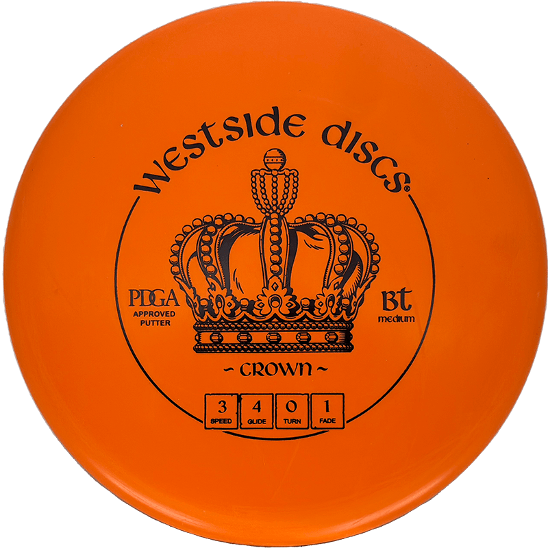 Westside Discs Crown Westside Discs Crown - BT Medium / 173g - Orange (Black) - Skyline Disc Golf