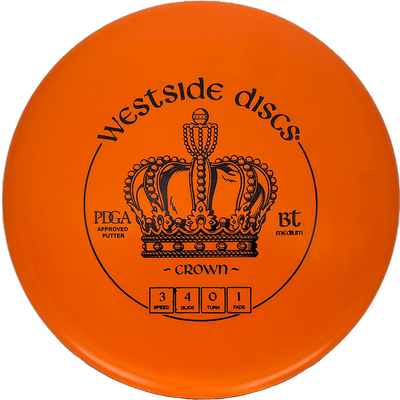 Westside Discs Crown Westside Discs Crown - BT Medium / 173g - Orange (Black) - Skyline Disc Golf