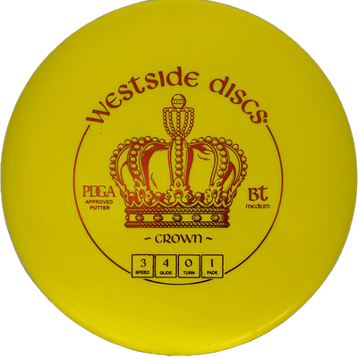 Westside Discs Crown Westside Discs Crown - BT Medium / 173g - Yellow (Red Foil) - Skyline Disc Golf