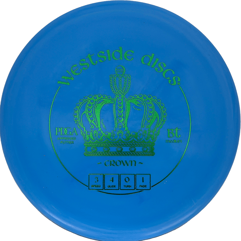 Westside Discs Crown Westside Discs Crown - BT Medium / 174g - Blue (Green Foil) - Skyline Disc Golf