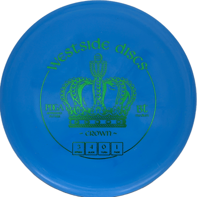 Westside Discs Crown Westside Discs Crown - BT Medium / 174g - Blue (Green Foil) - Skyline Disc Golf