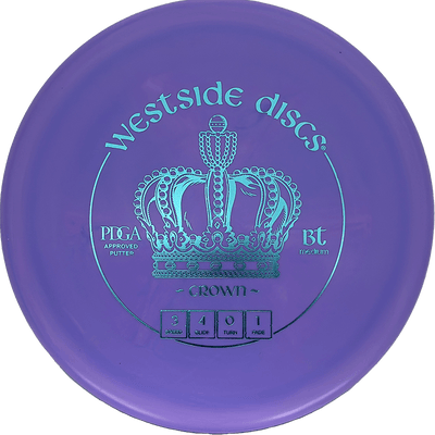 Westside Discs Crown Westside Discs Crown - BT Medium / 174g - Lavender (Sky Blue Foil) - Skyline Disc Golf