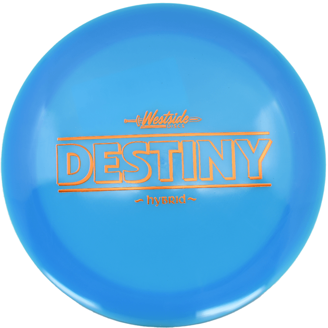 176g - Blue (Orange Foil) Hybrid VIP Westside Discs Destiny - Skyline Disc Golf