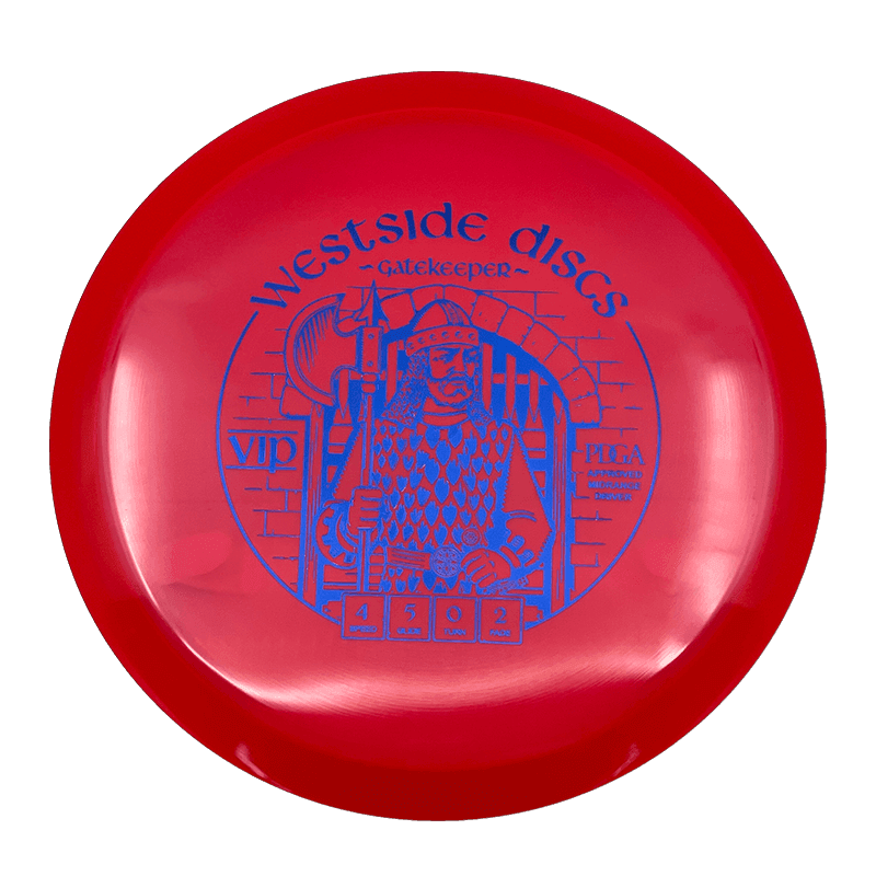 Westside Discs Gatekeeper Westside Discs Gatekeeper - VIP / 177g - Red (Blue Foil) - Skyline Disc Golf