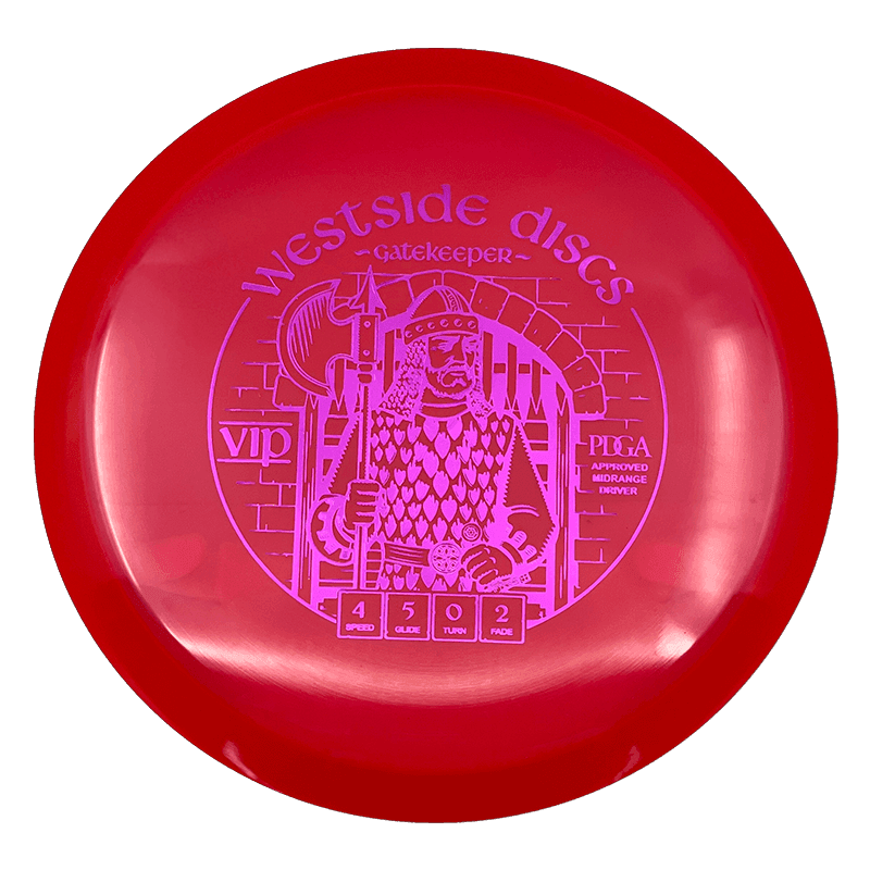 Westside Discs Gatekeeper Westside Discs Gatekeeper - VIP / 177g - Red (Magenta Foil) - Skyline Disc Golf