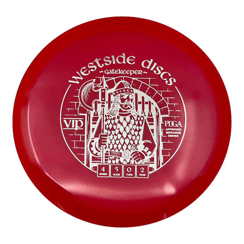 Westside Discs Gatekeeper Westside Discs Gatekeeper - VIP / 177g - Red (Silver) - Skyline Disc Golf