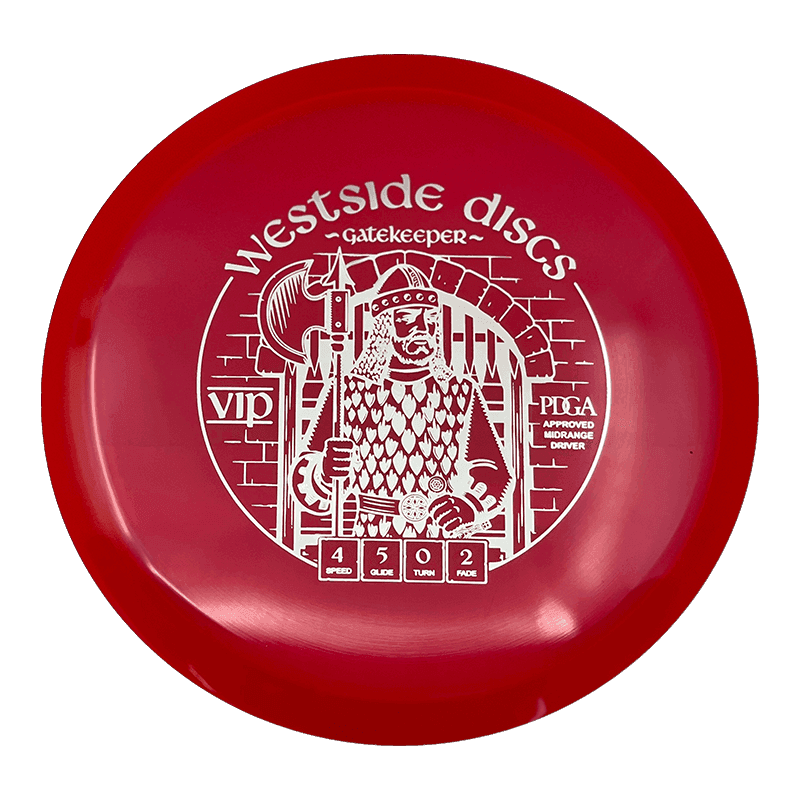 Westside Discs Gatekeeper - VIP / 177g - Red (Silver) - Skyline Disc Golf