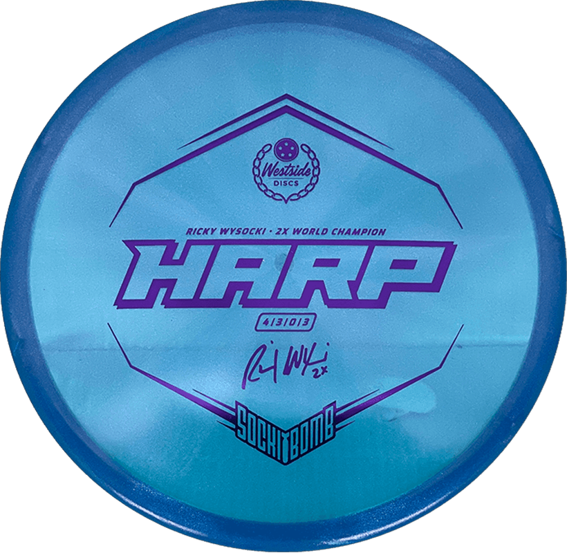 Westside Discs Harp Westside Discs Harp - VIP Ice Glimmer - Sockibomb / 173g - Blue (Blue) - Skyline Disc Golf