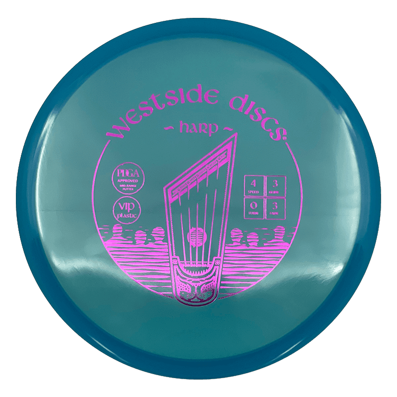 Westside Discs Harp Westside Discs Harp - VIP / 173g - Blue (Magenta Foil) - Skyline Disc Golf