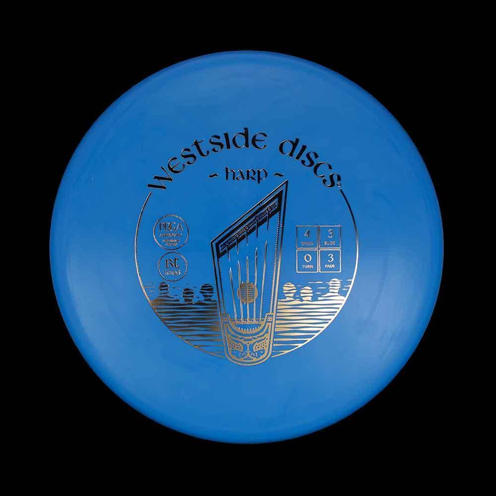 174g - Blue (Silver Foil) *1018* BT Hard Westside Discs Harp - Skyline Disc Golf