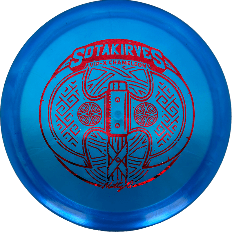 Westside Discs Hatchet Westside Discs Hatchet - VIP-X Chameleon - Matt Orum Tour Series / 174g - Blue (Red Shatter) - Skyline Disc Golf